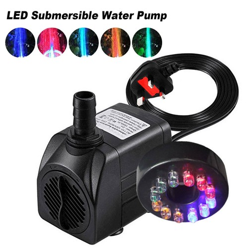 Submersible fountain pump with - pump,