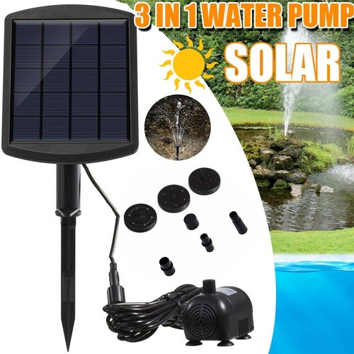 Solar panel powered water - solar,