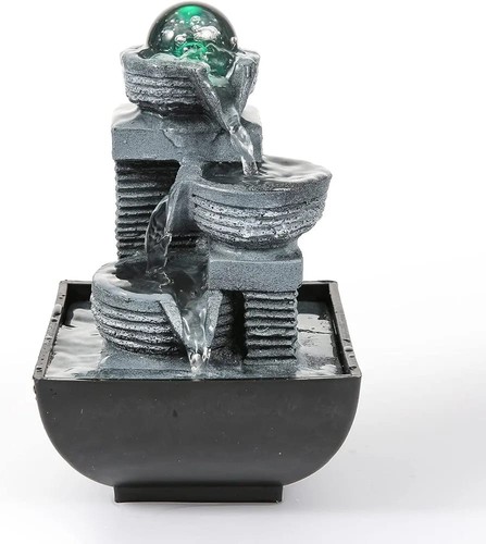 Tabletop water fountain indoor - tabletop,