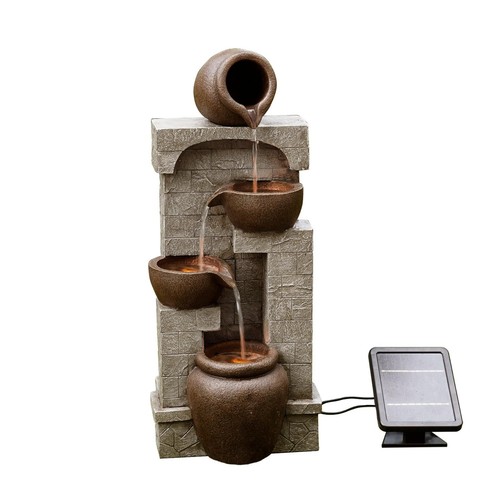 Solar powered water - solar, fountain
