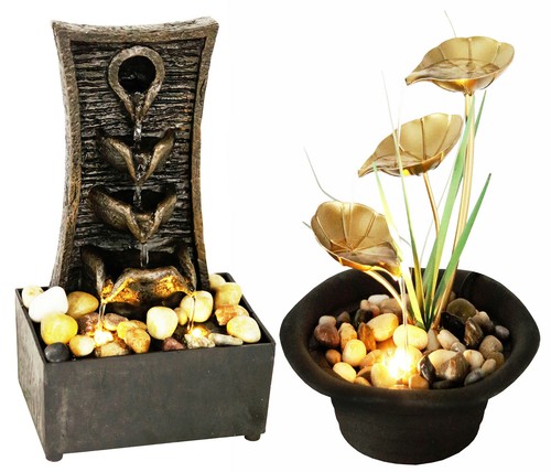 Indoor fountain water feature - water,