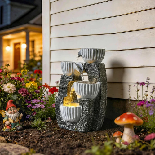 4tier outdoor garden water - 4tier,