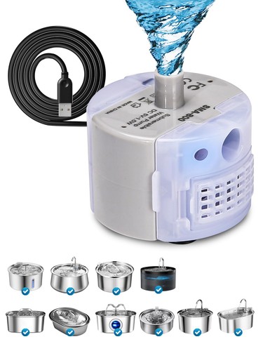 Cat water fountain pump - cat,