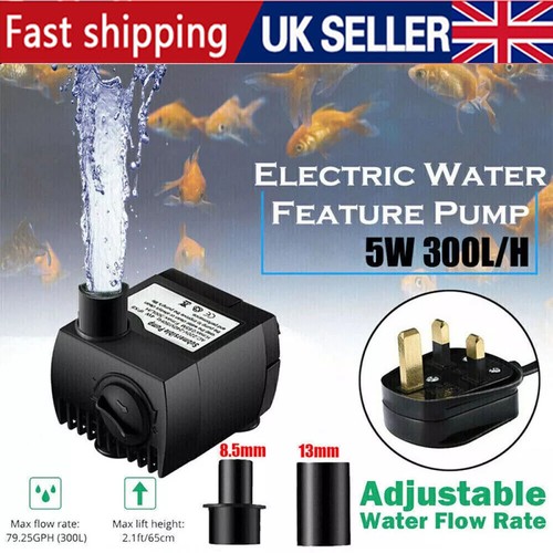 Electric water feature - water, pump