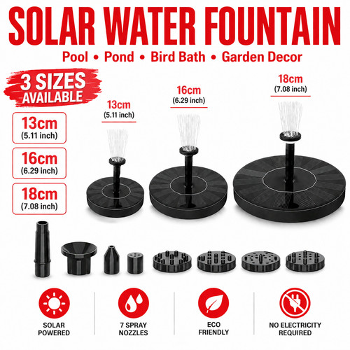 Solar powered water - powered,