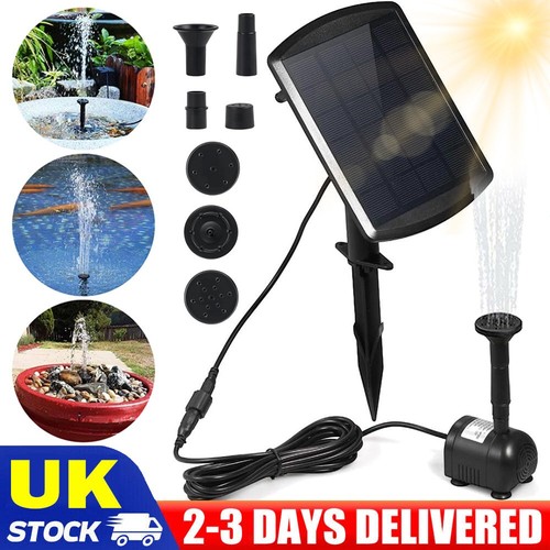 Solar panel powered water pump - powered,