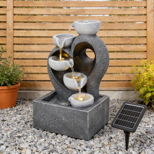 Garden solar water - solar, led