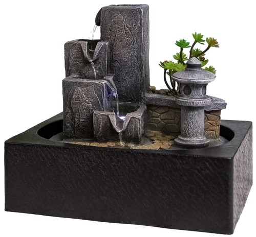 Indoor water fountain with - fountain,