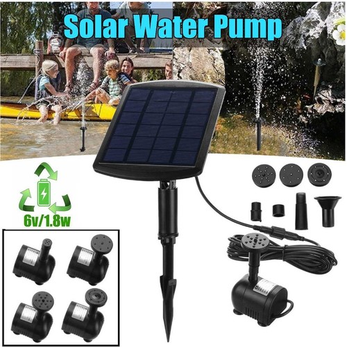 Solar panel powered water pump - solar,